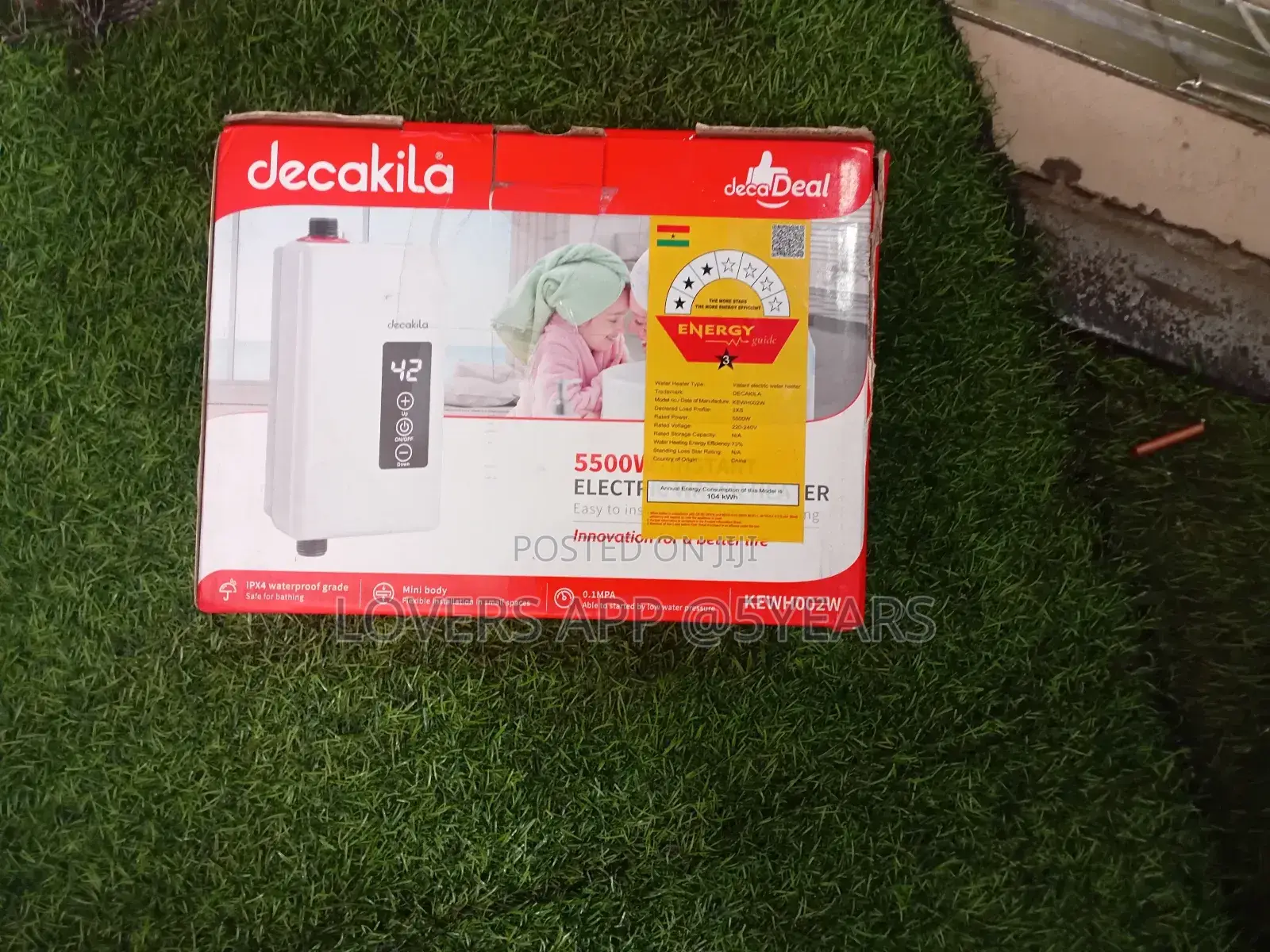Direct 5500W Water Heater Decakila Instant Water Heater