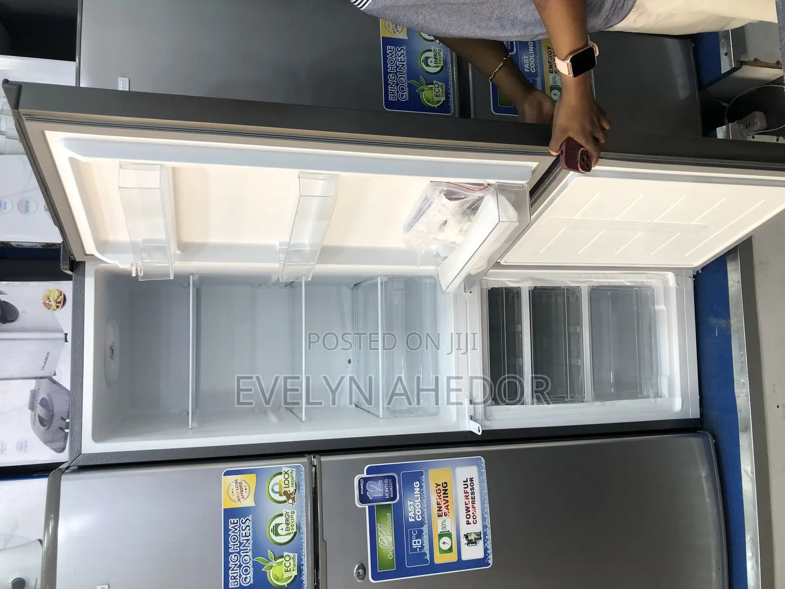 Nasco Bottom Fridge 170litres Double Door Available