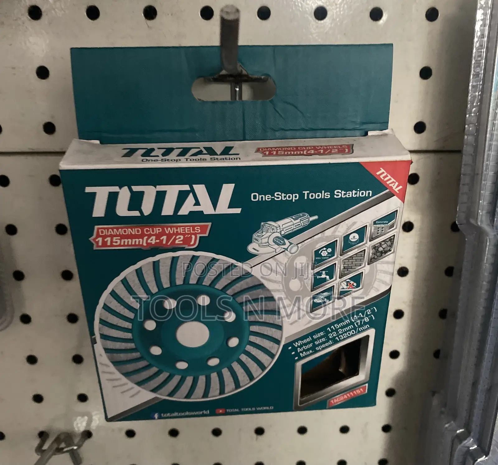 Total Concrete Grinding Disc 4.5” (Smooth)