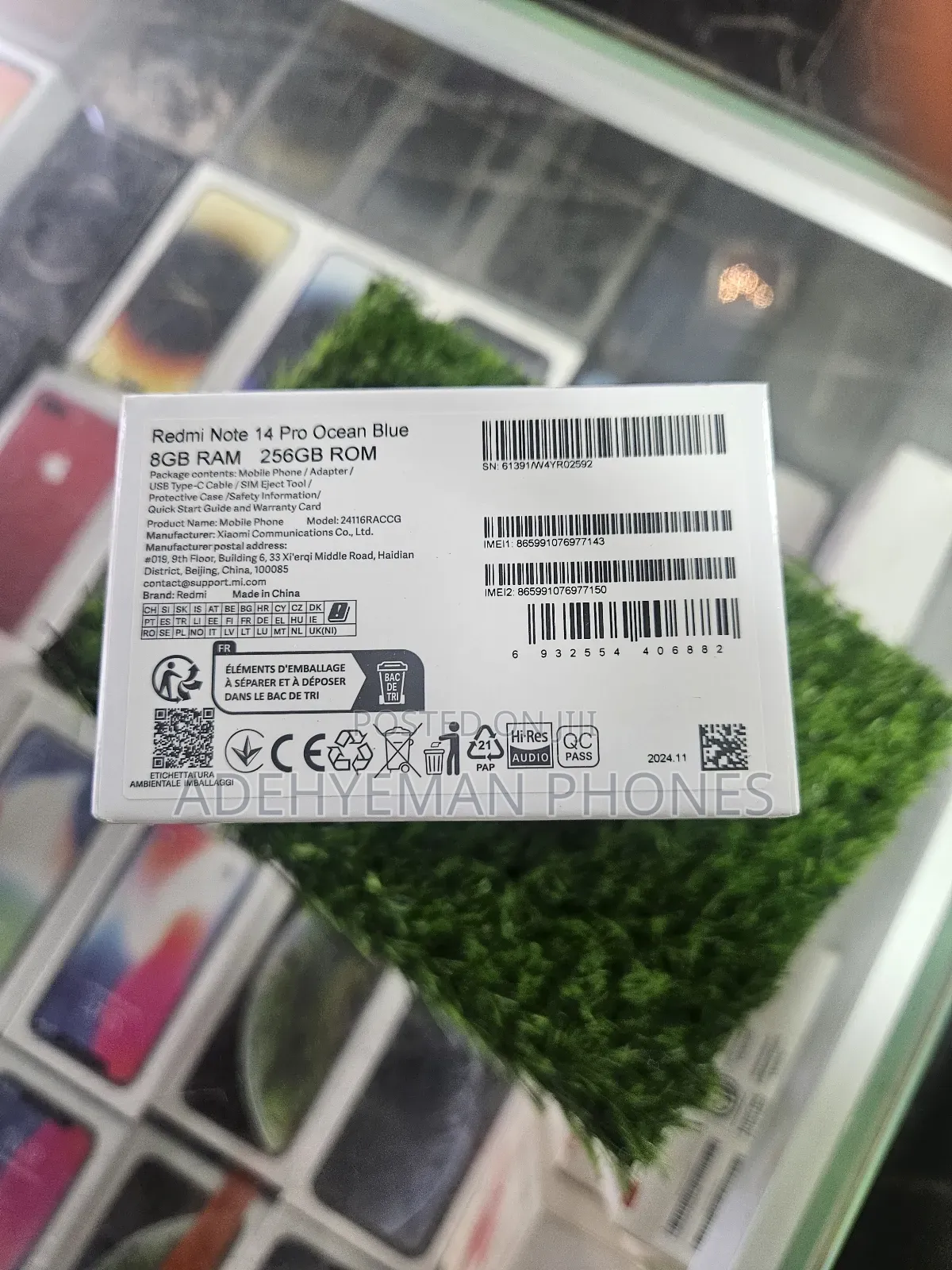 New Xiaomi Redmi Note 14 Pro 256 GB Blue