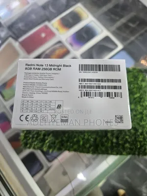 New Xiaomi Redmi Note 13 256 GB Black