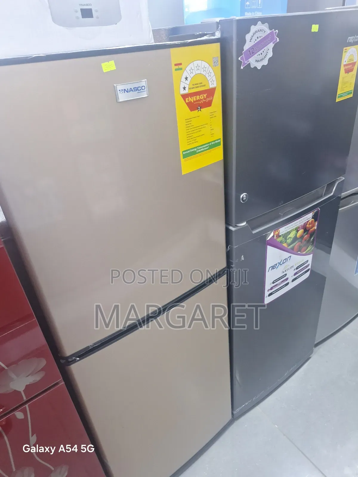 Gold Nasco Double Door Fridge