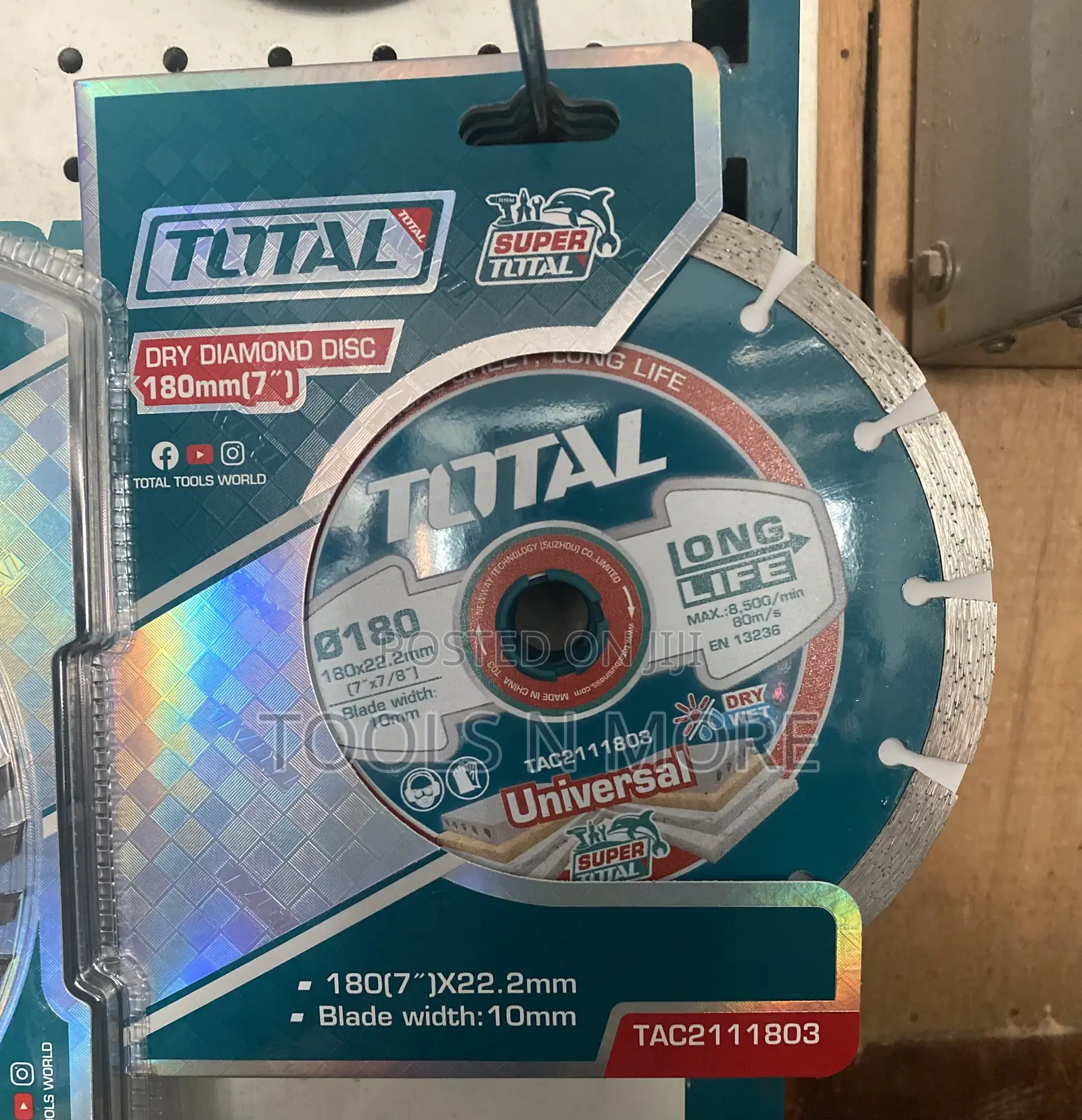 TOTAL Dry Diamond Disc 7”