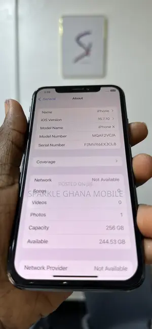 Apple iPhone X 256 GB Black