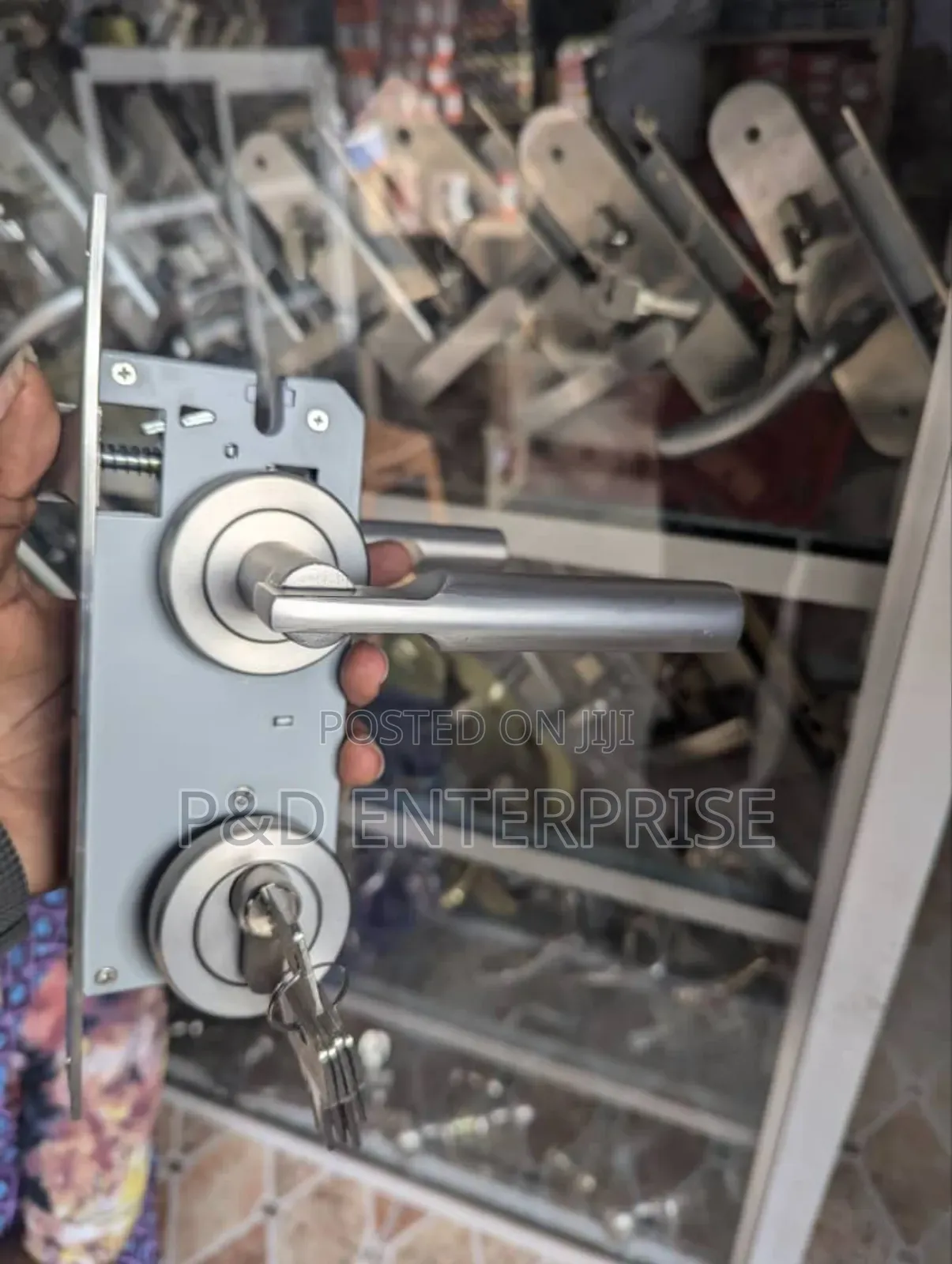 Quality Wooden Door Lock With Separate Handle