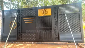 Gold Design Fence Gate