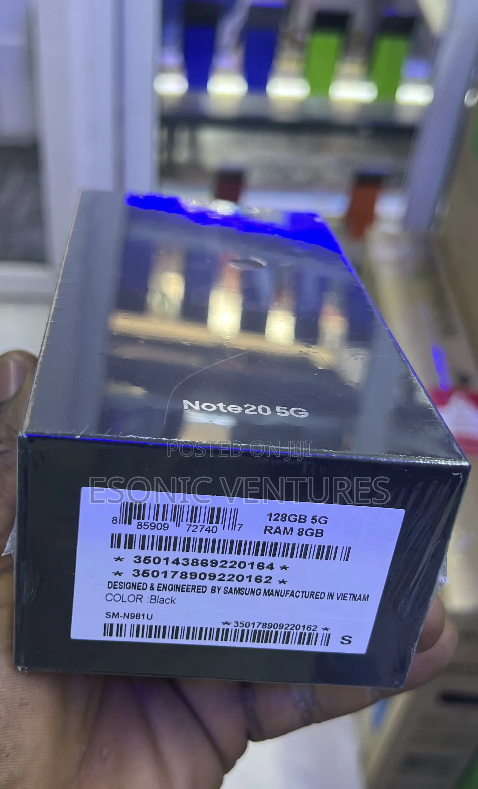 New Samsung Galaxy Note 20 5G 128 GB Black
