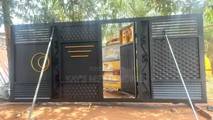 Gold Design Fence Gate