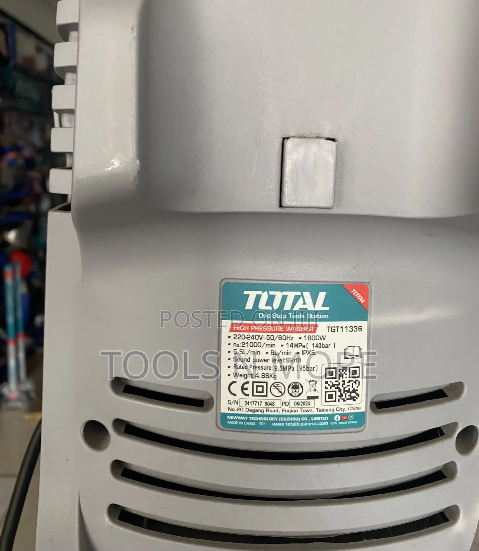 Total High Pressure Washer 1600w