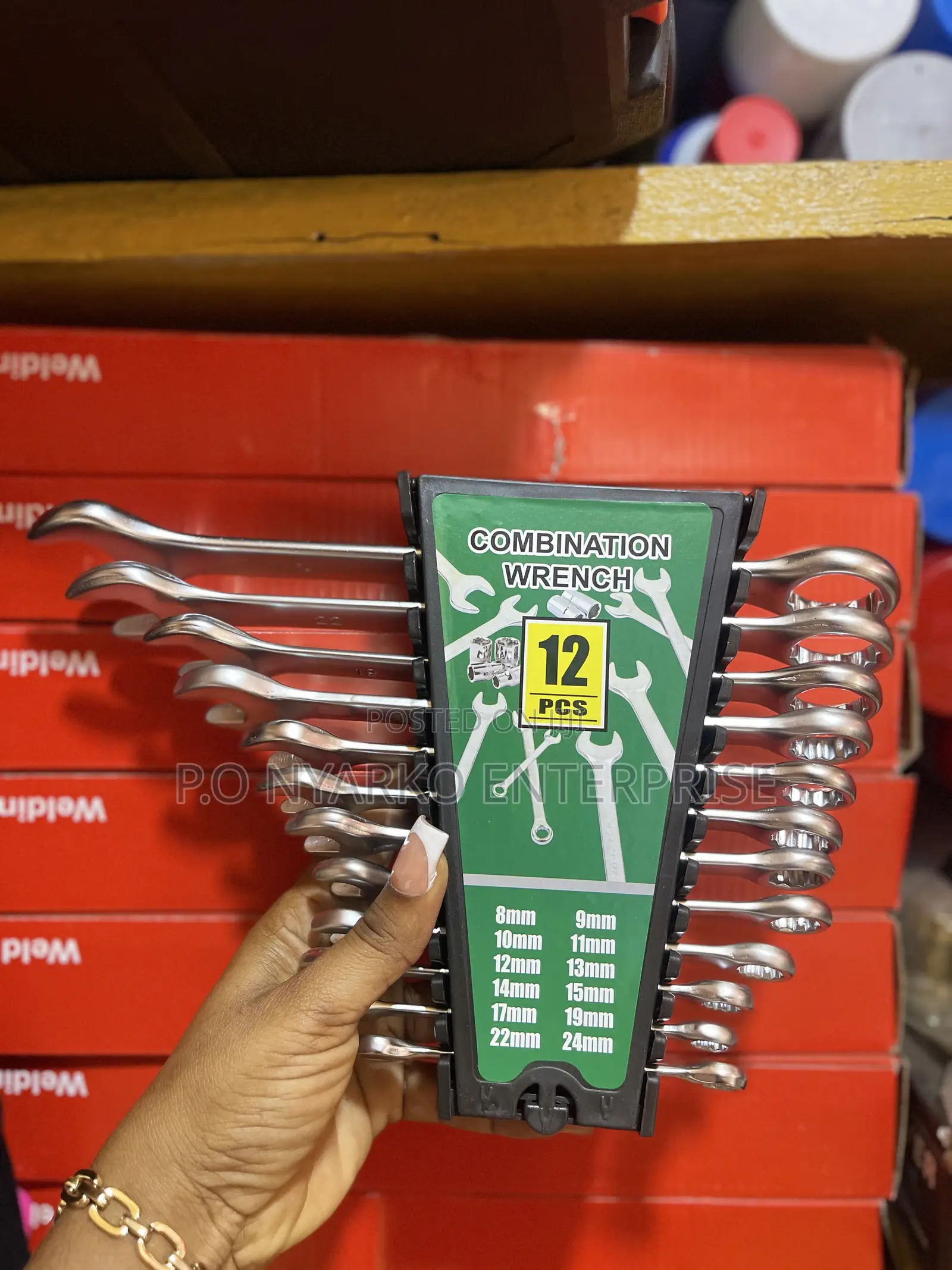 12pcs Combination Spanners