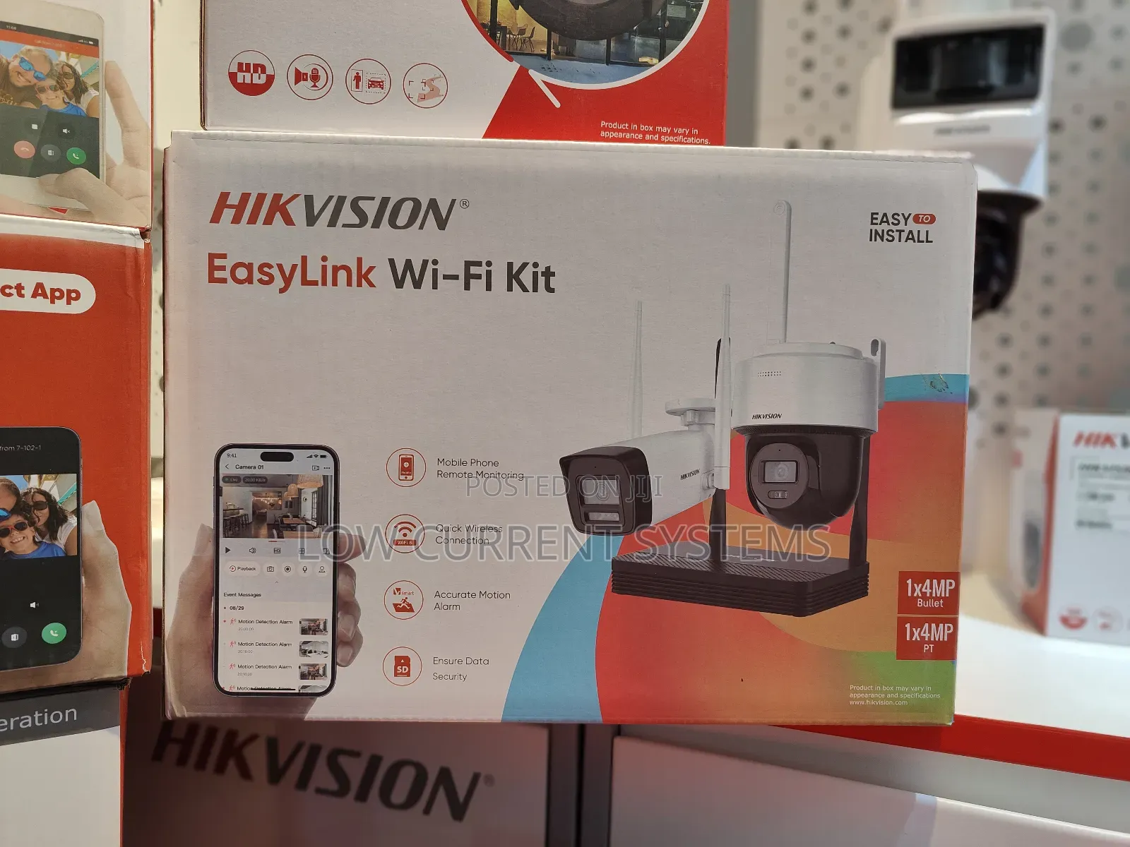 Hikvision Wifi Ip Wirless Kit Camera 4mp Built Speaker 4mp