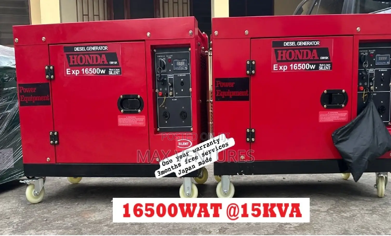 Power Generation Expert 15kva 16500wats Diesel Silent 15kva