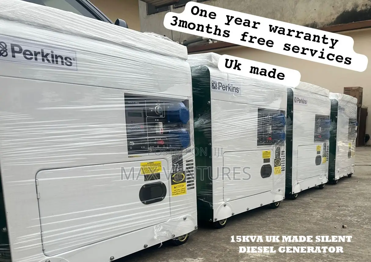 Perkins Silent 15kva-16500wax Generator Perkins New 15kva
