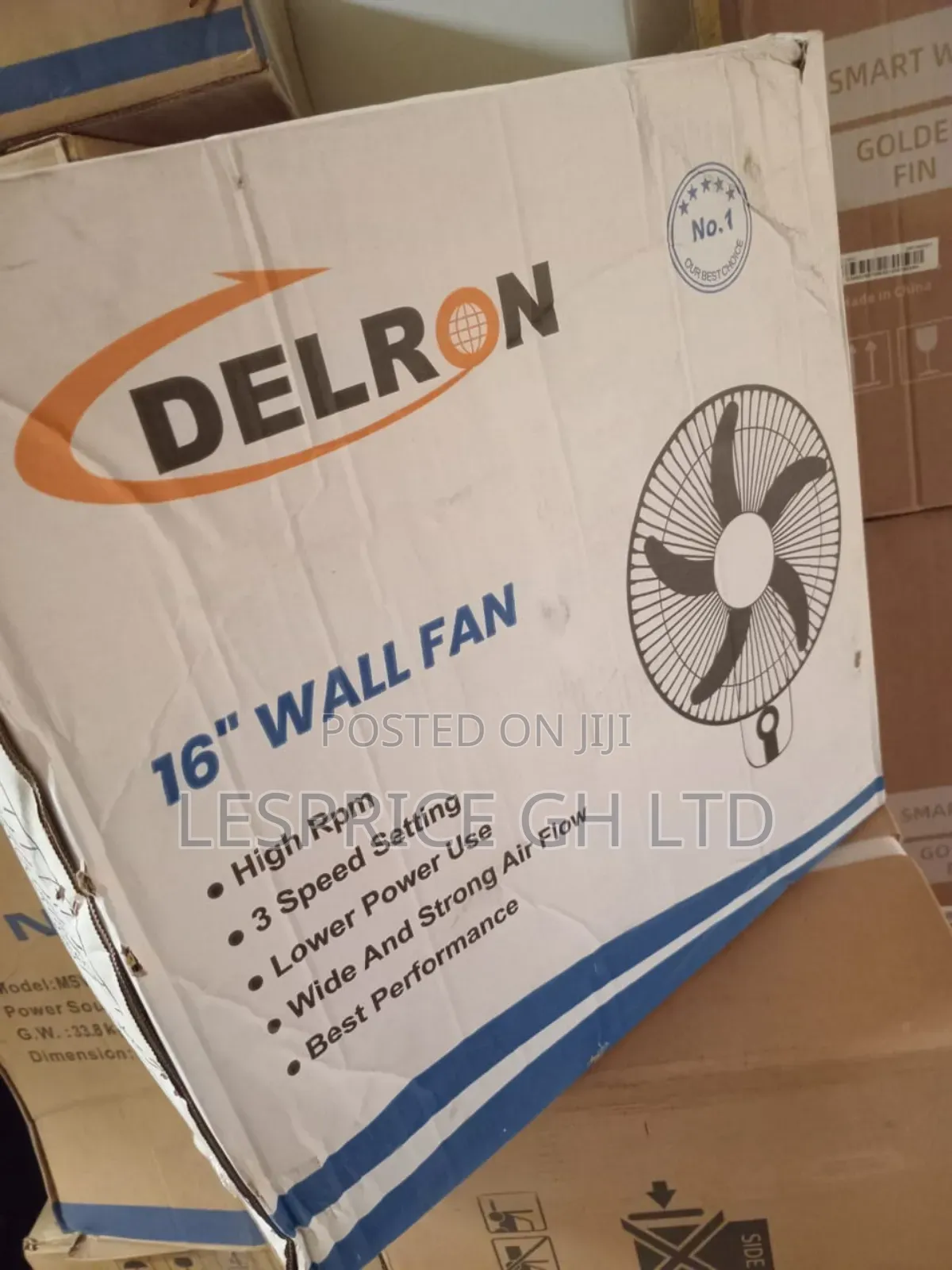 Delron Wall Fan: Easy to Clean!