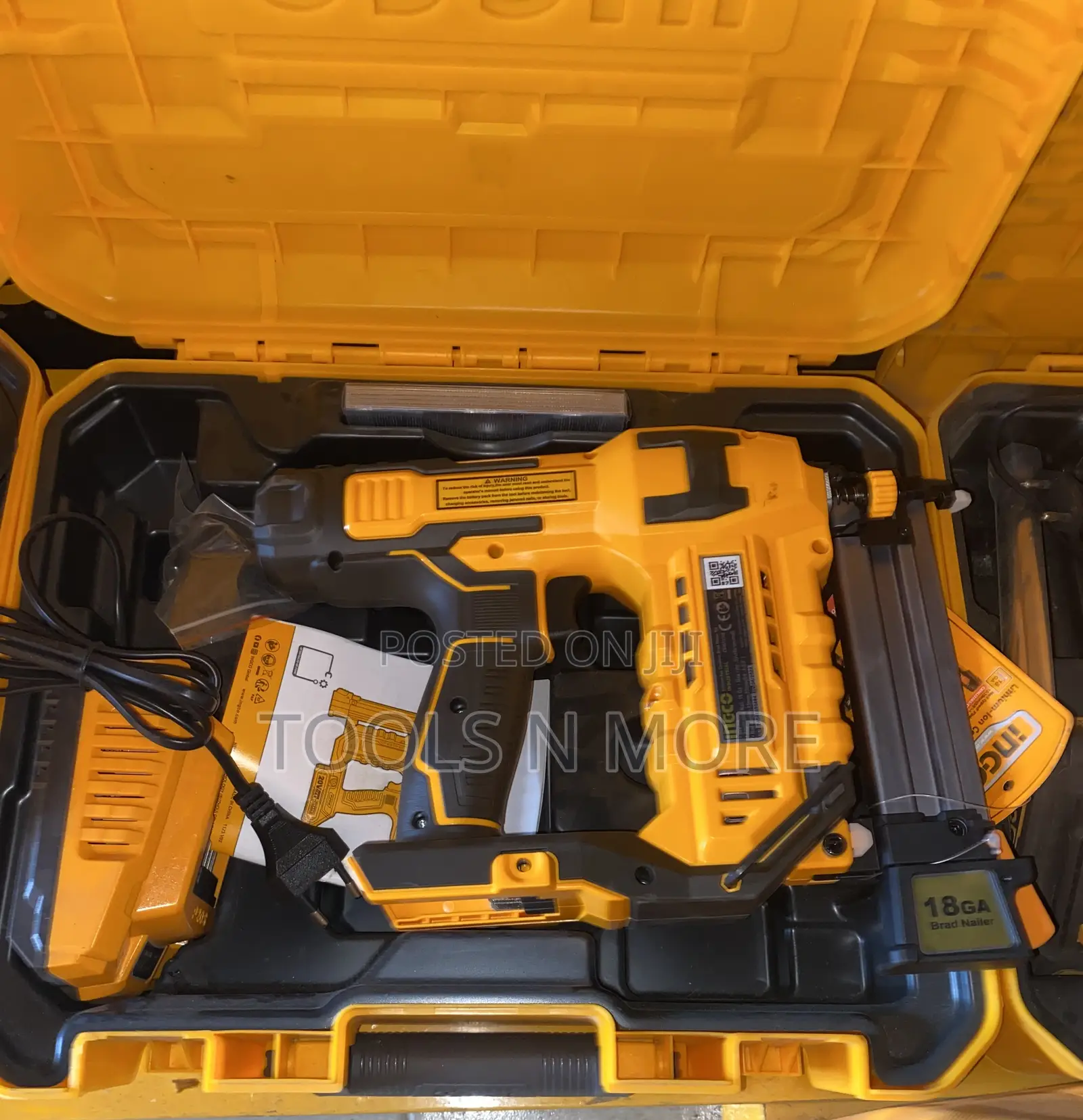 INGCO Cordless Brad Nailer Kit