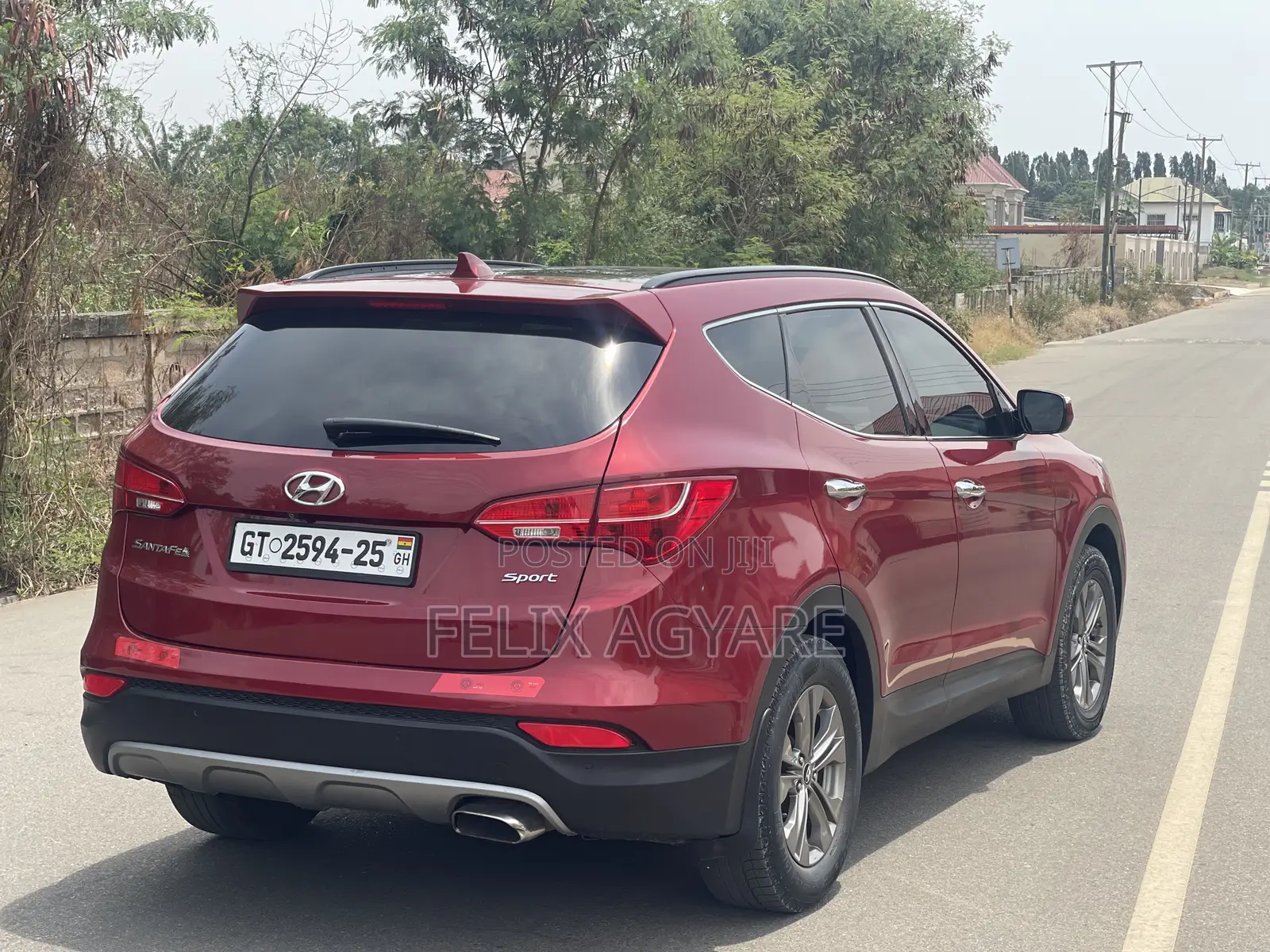 Hyundai Santa Fe 2015 Red