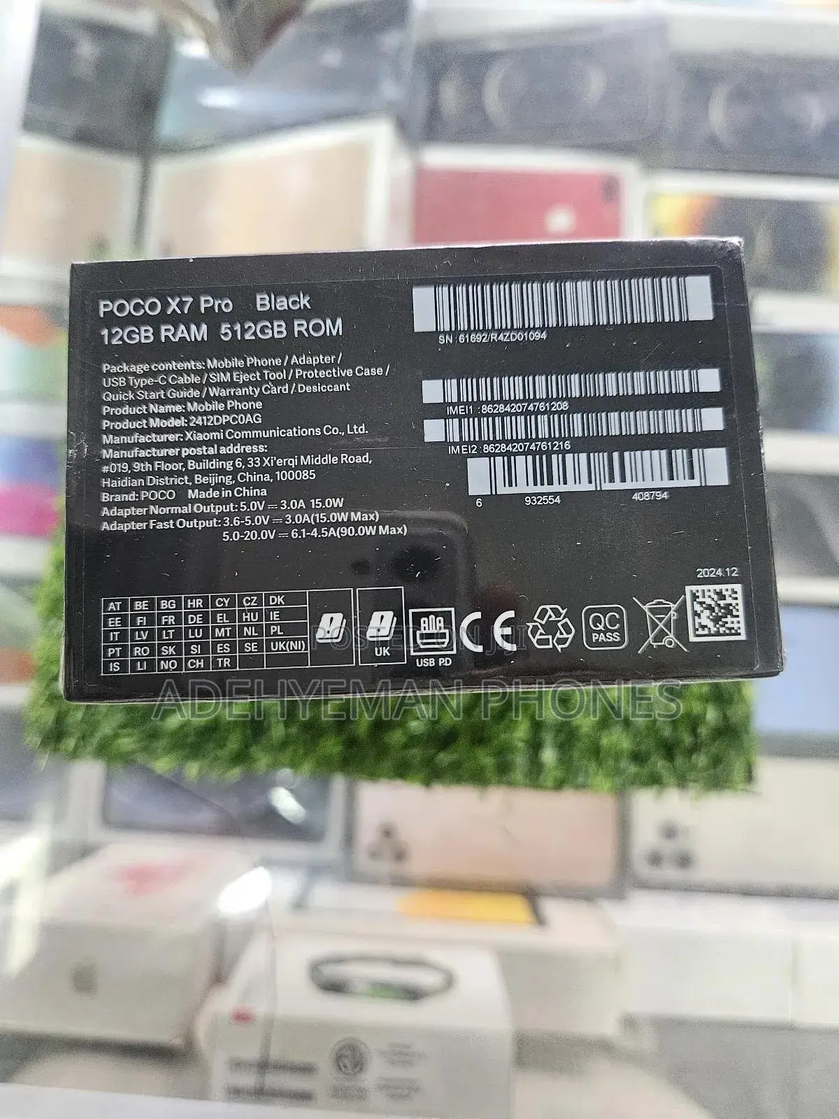 New Xiaomi Poco X7 Pro 512 GB Black