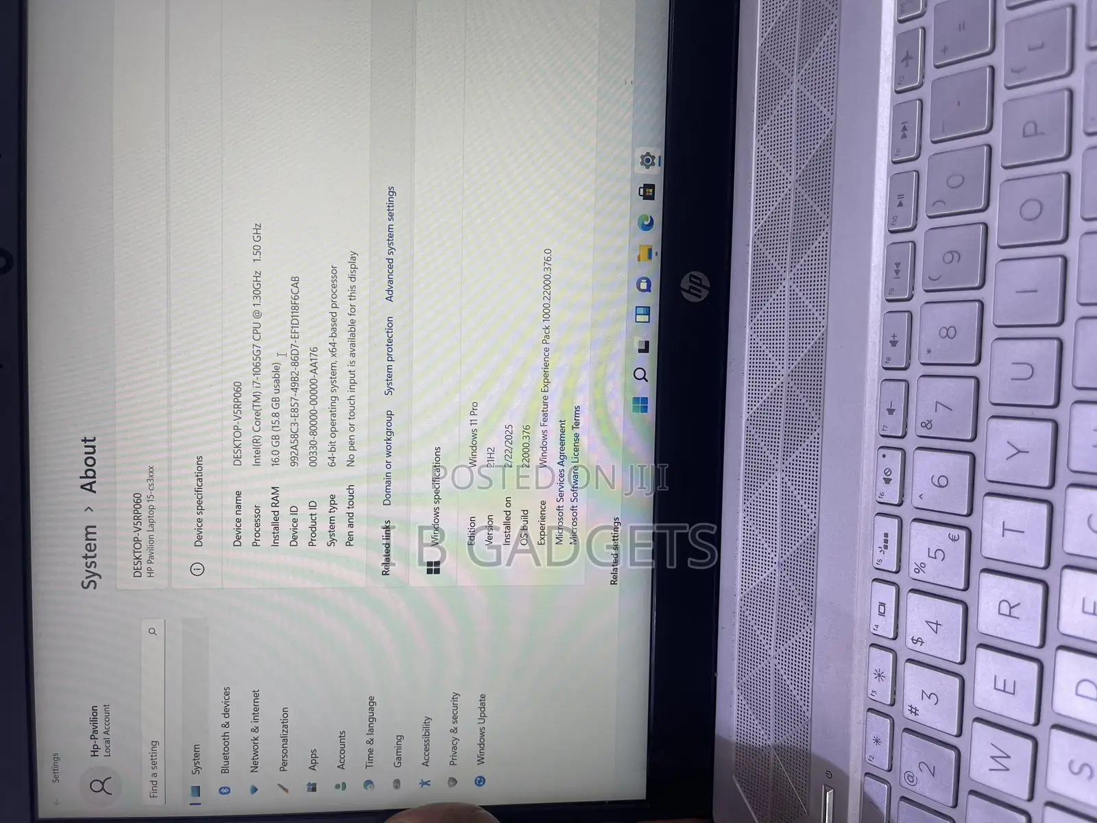 Laptop HP Pavilion 15 16GB Intel Core i7 SSD 512GB