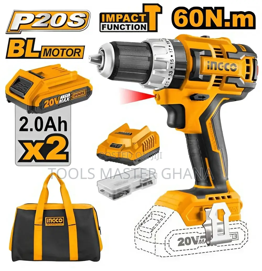 Brushless Cordless Impact Drill - Cidli20608