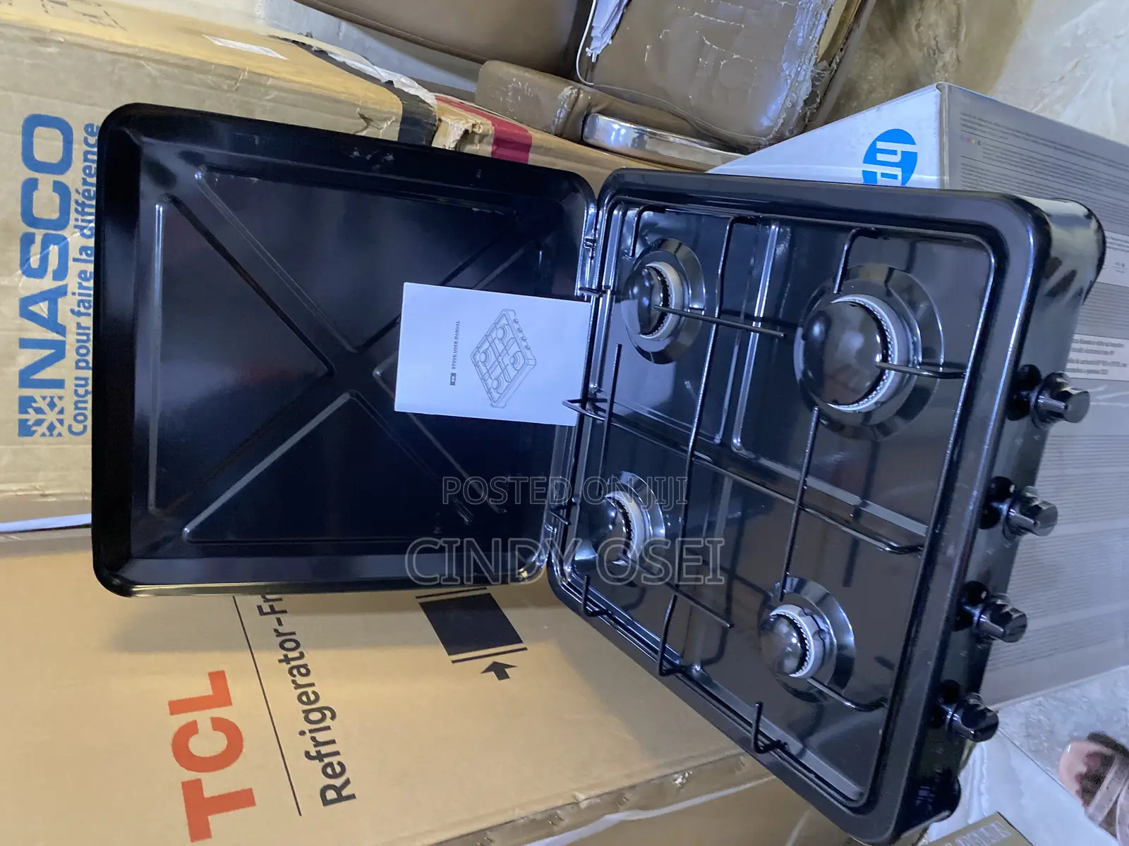 Advocated Yucel 4burner Gas Cooker With Lid