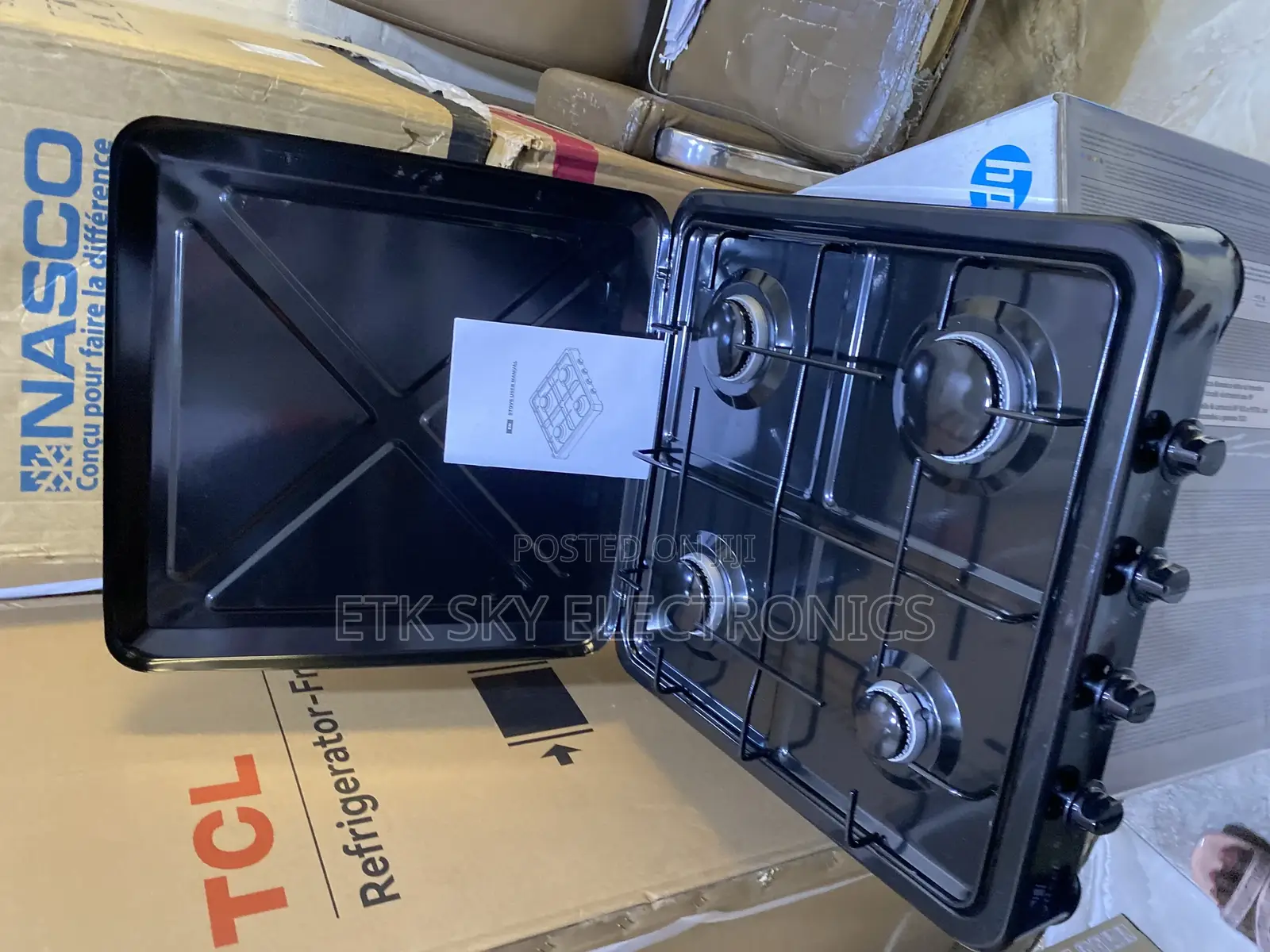 Advocated Yucel 4burner Gas Cooker With Lid