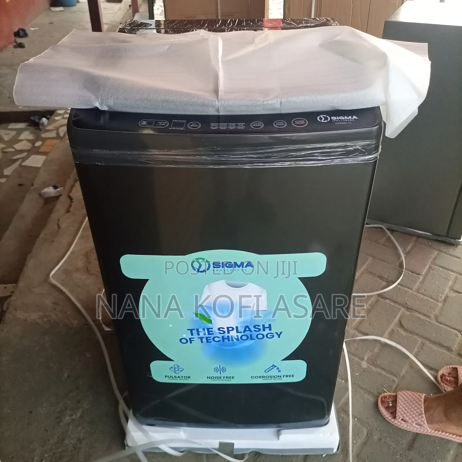 Sigma 8kg Fully Automatic Top Load Washing Machine