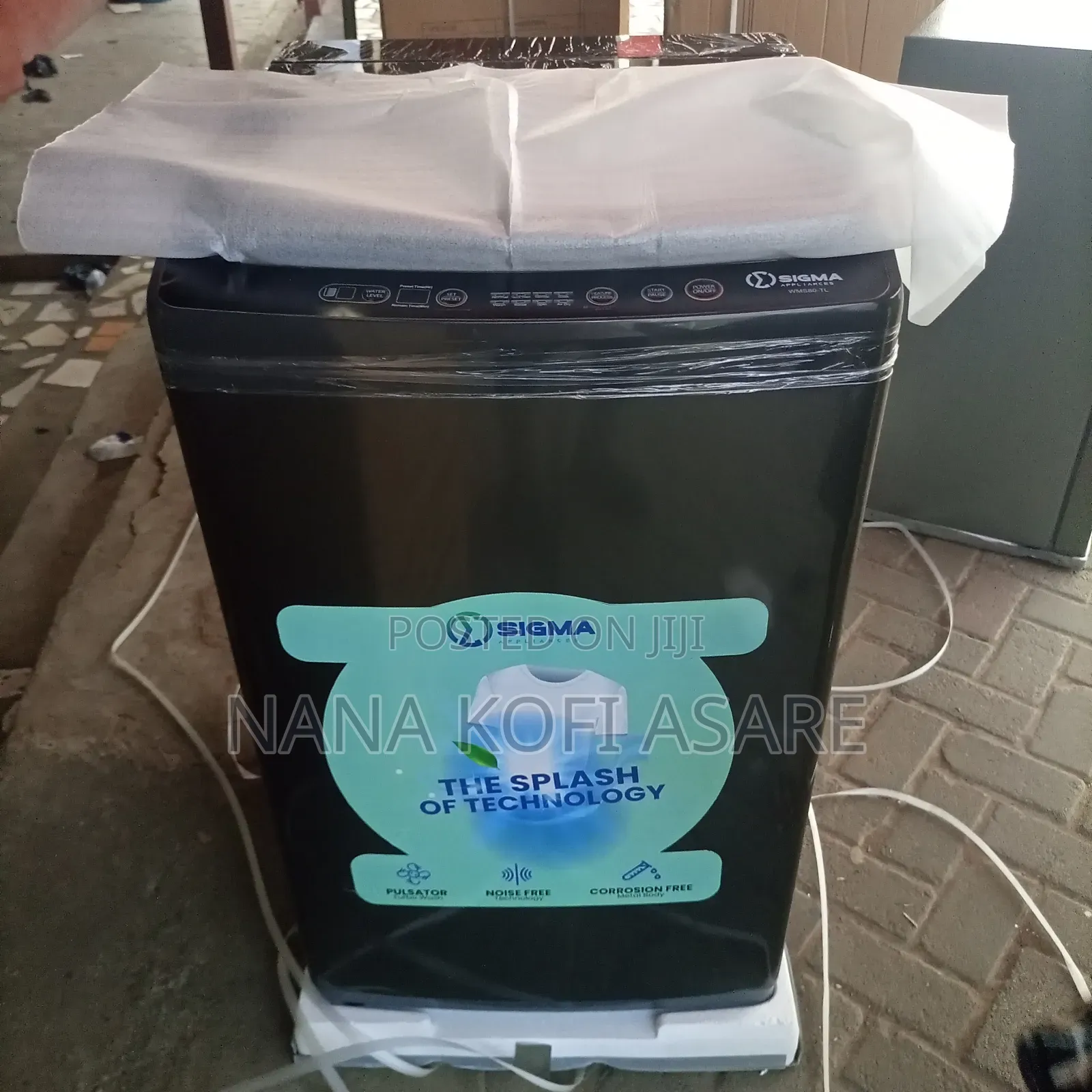 Sigma 8kg Fully Automatic Top Load Washing Machine
