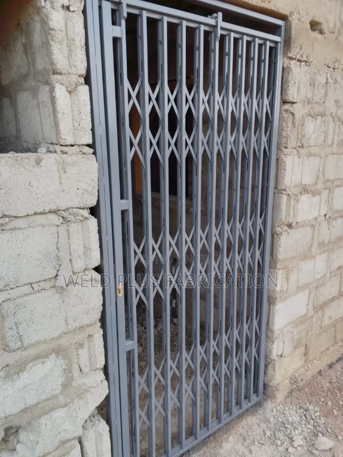 Collapsible Door Burglar Proof