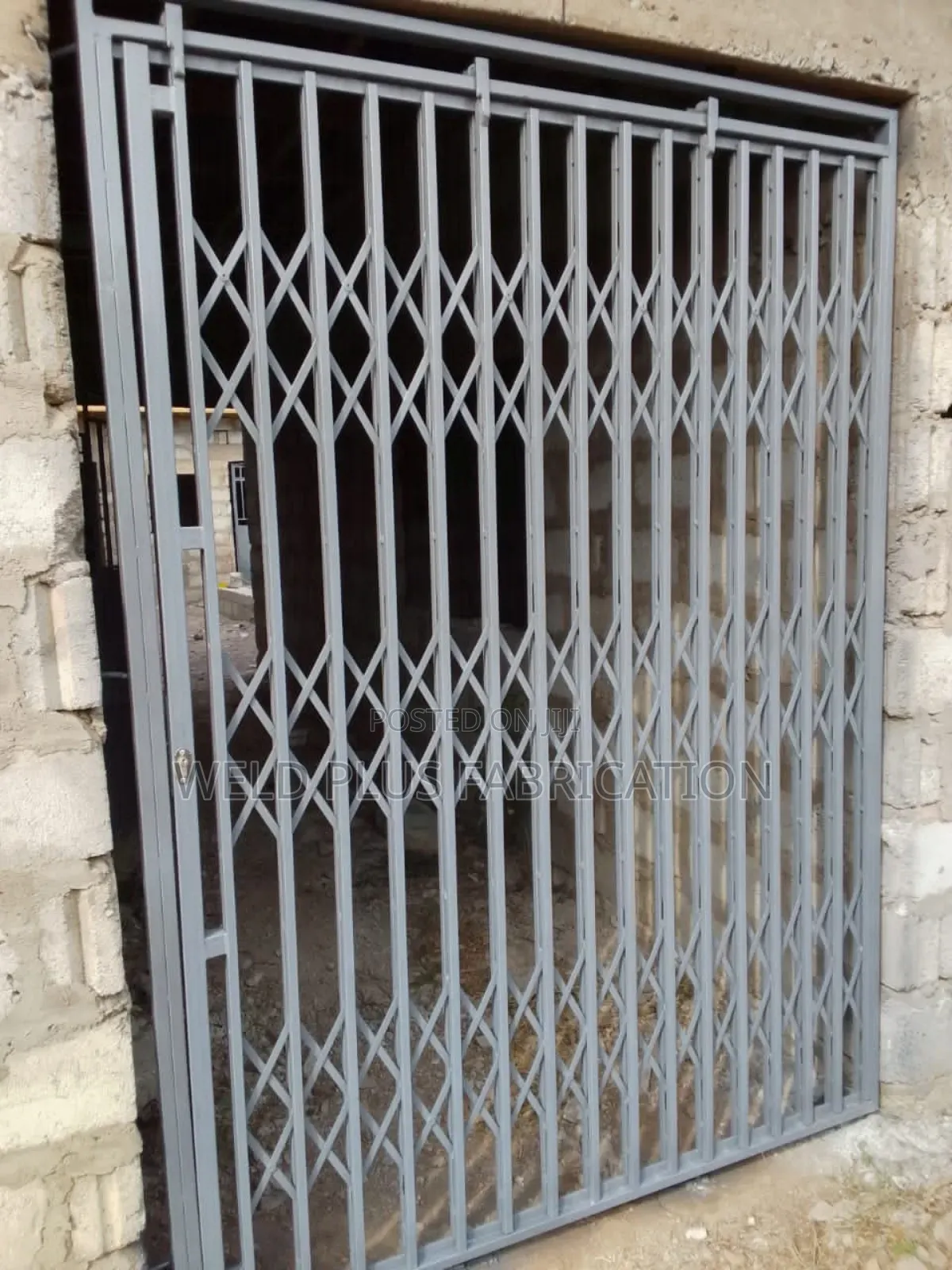 Collapsible Door Burglar Proof