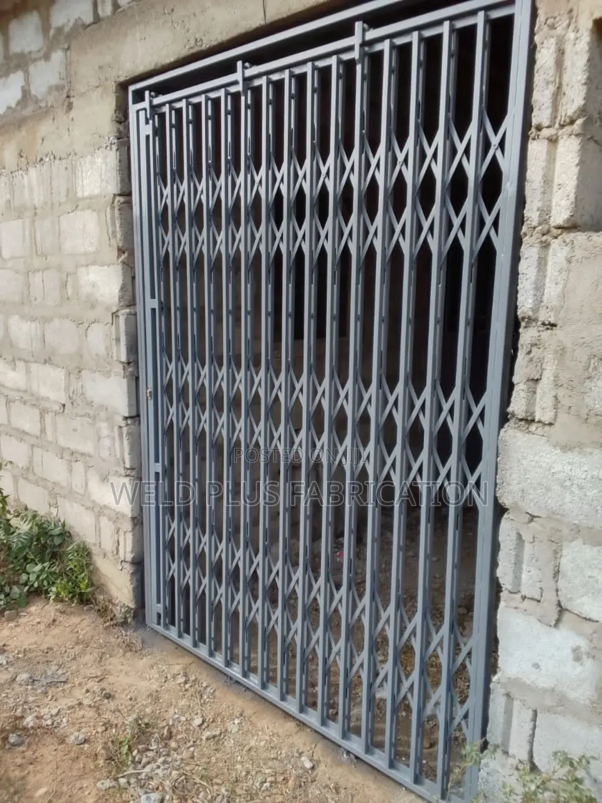 Collapsible Door Burglar Proof