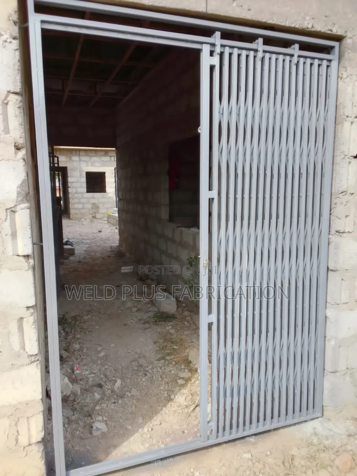 Collapsible Door Burglar Proof