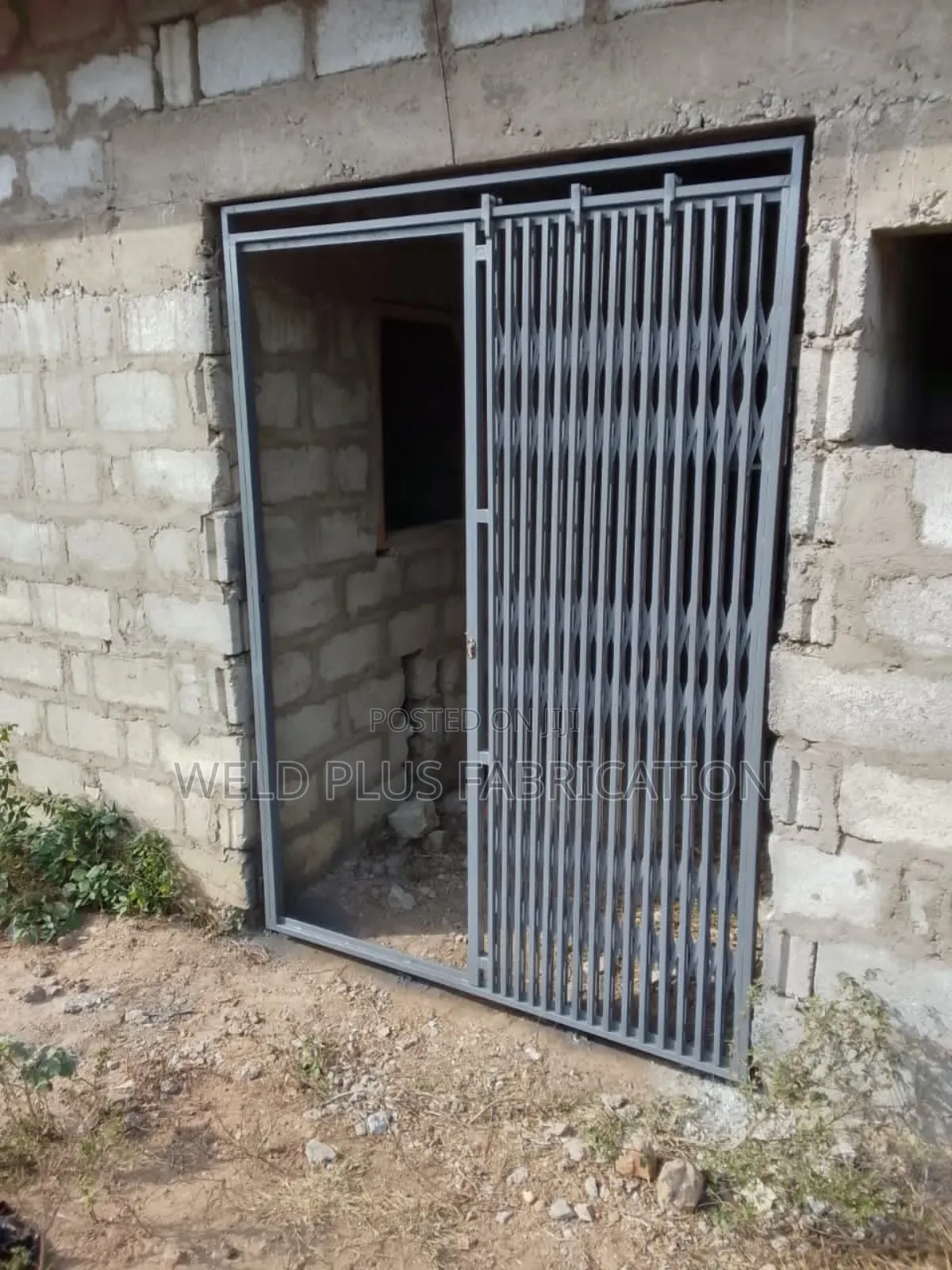Collapsible Door Burglar Proof