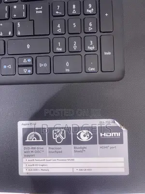 Laptop Acer Aspire E15 4GB Intel Pentium HDD 500GB