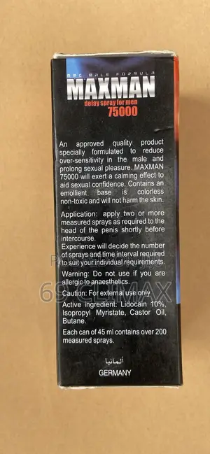 Maxman Delay Spray