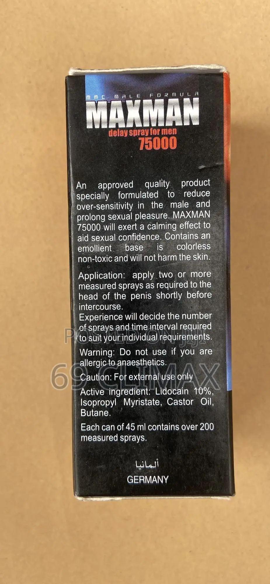 Maxman Delay Spray