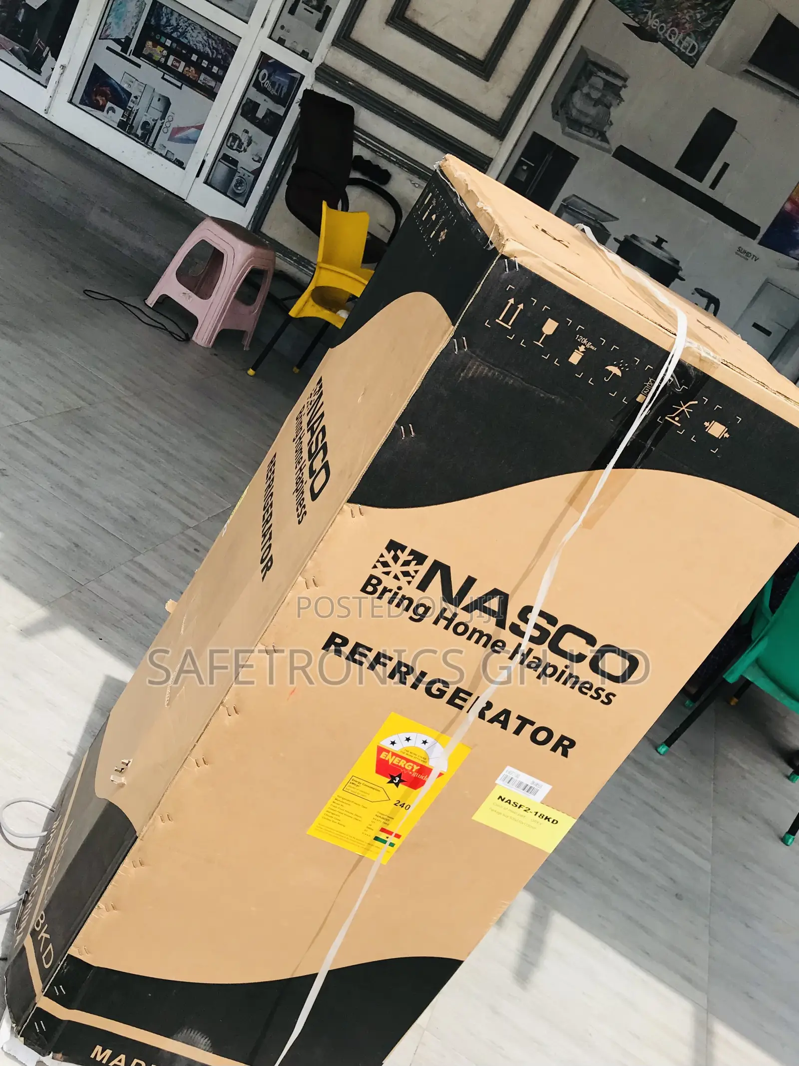 Kindly Shop Nasf2/18kd Top Freezer Nasco Grey Doubledoor