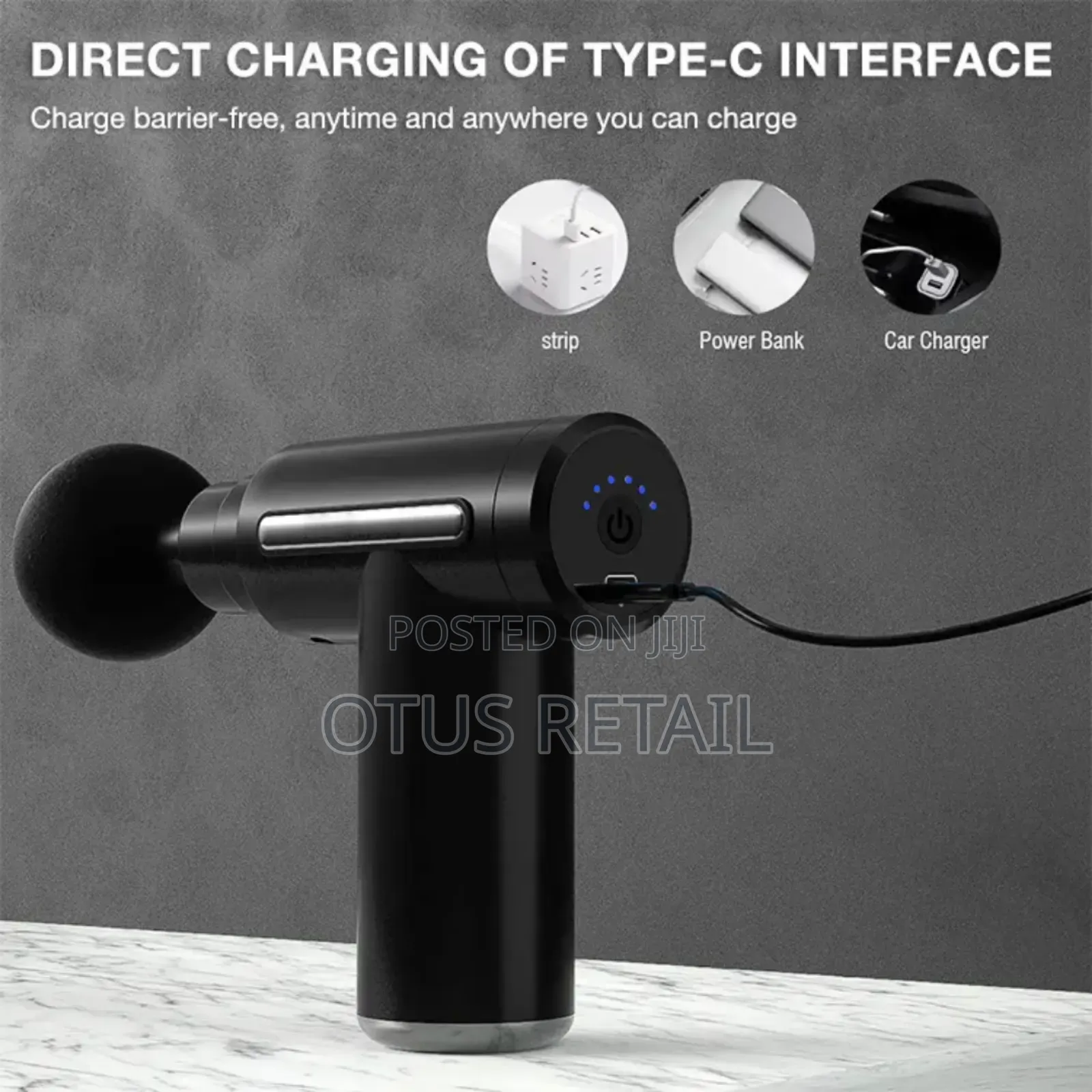Massage Gun With 4 Heads