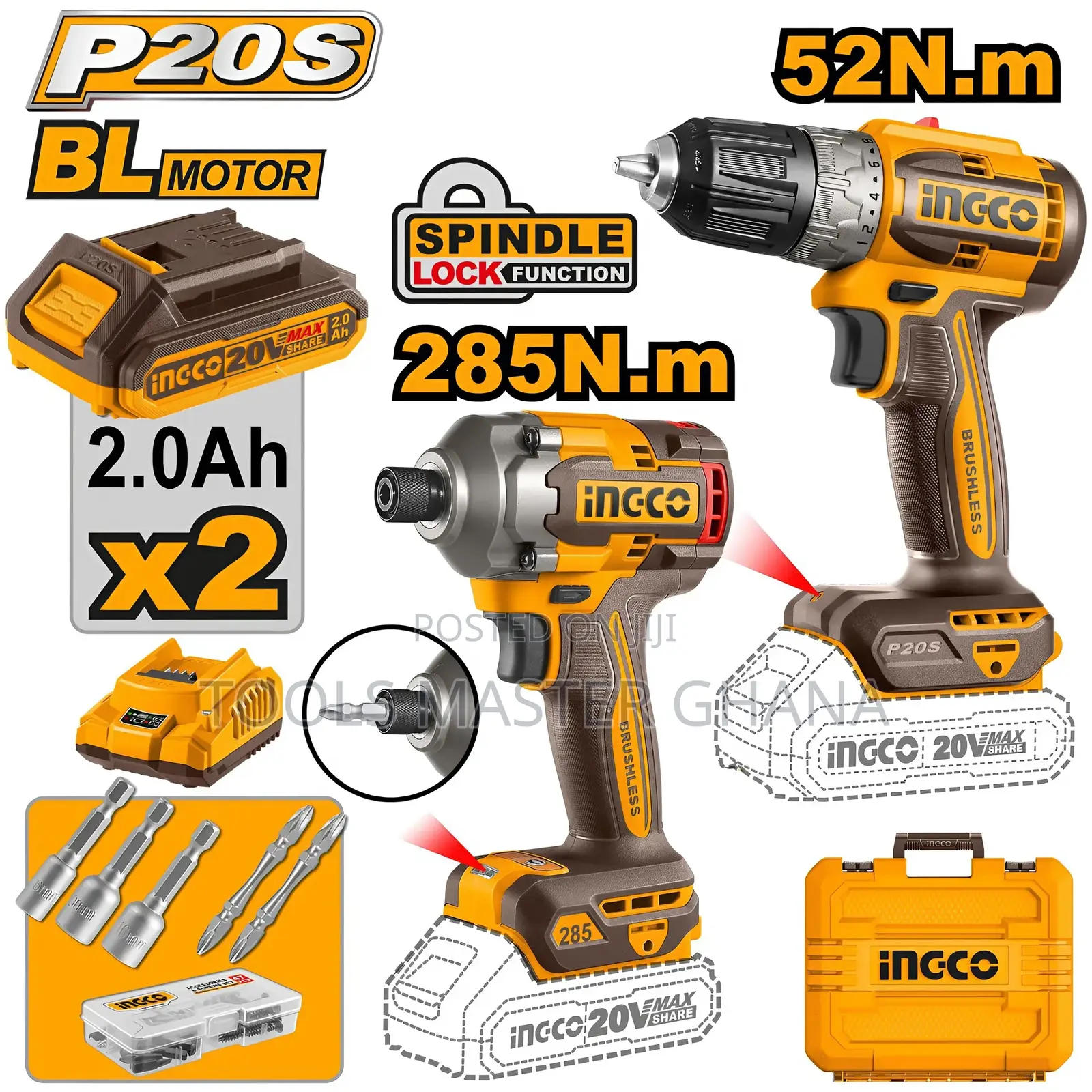 Cordless 2 Pcs Combo Kit - Ckli20272