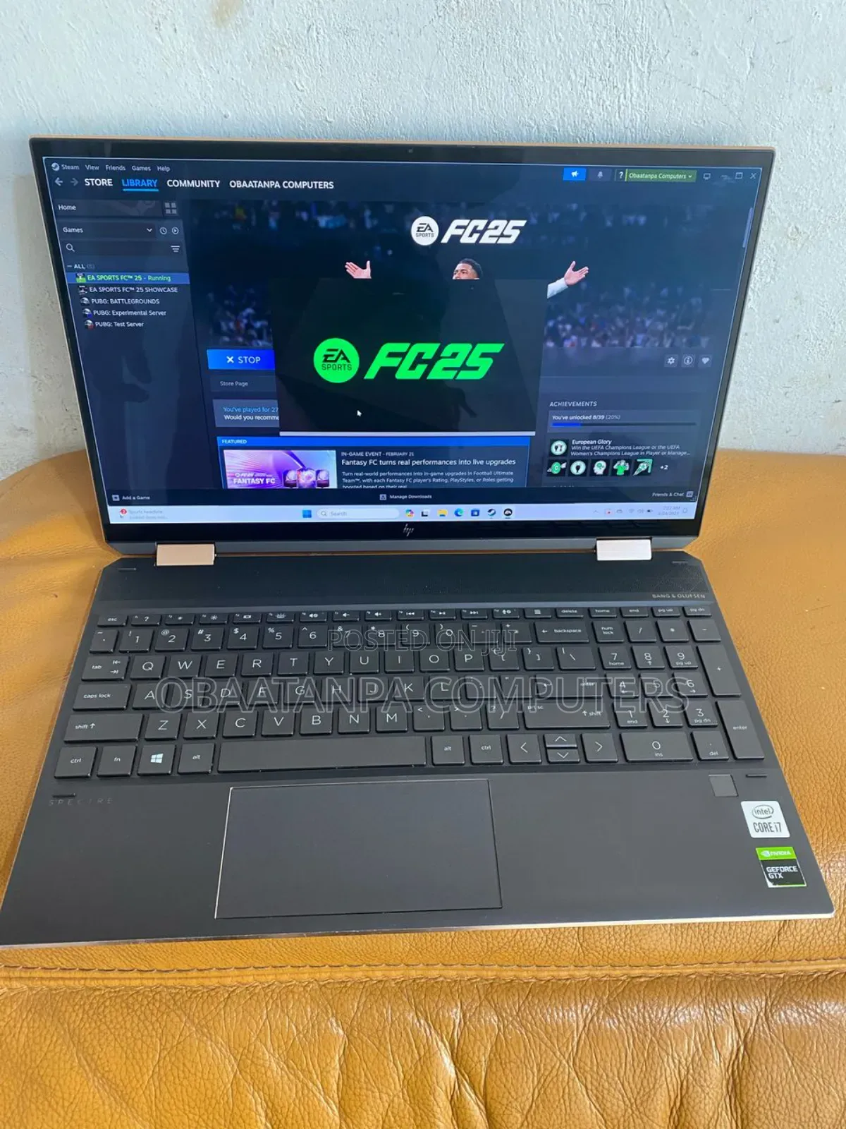 Laptop HP Spectre X360 15 16GB Intel Core I7 SSD 512GB