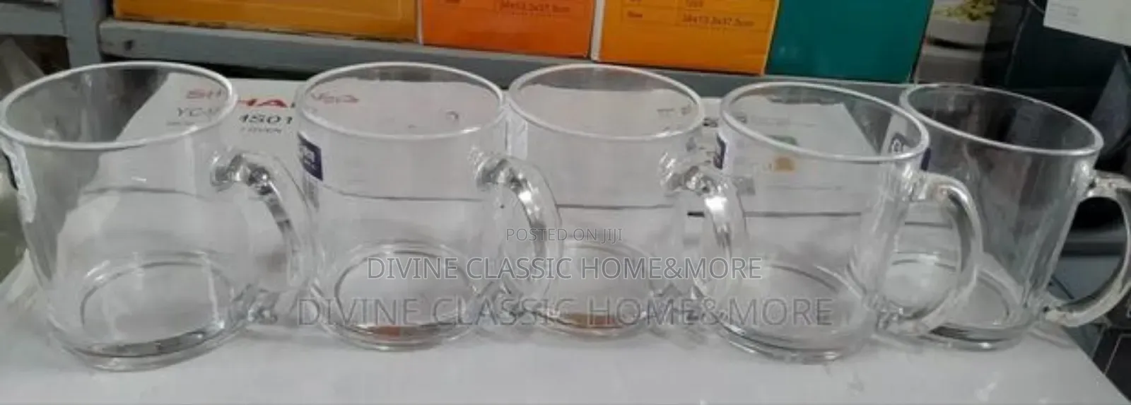 Transparent Coffee and Tea Mugs