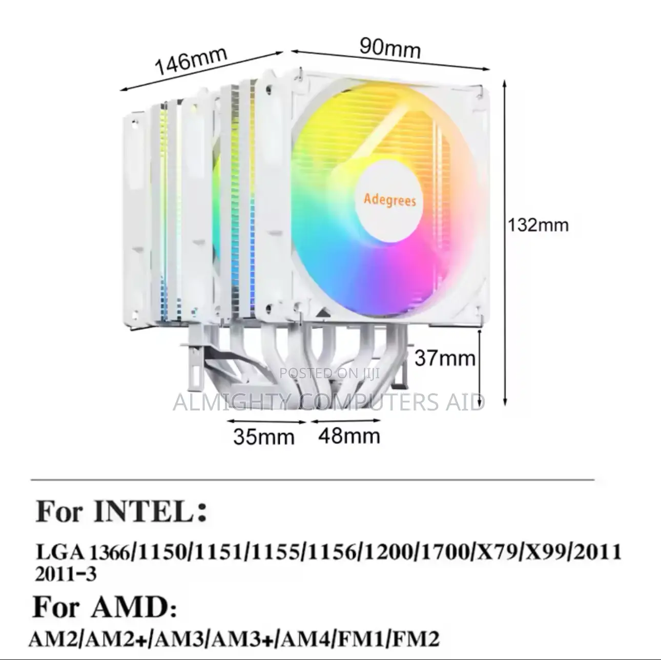 Gaming Desktop Rgb Air Cooler