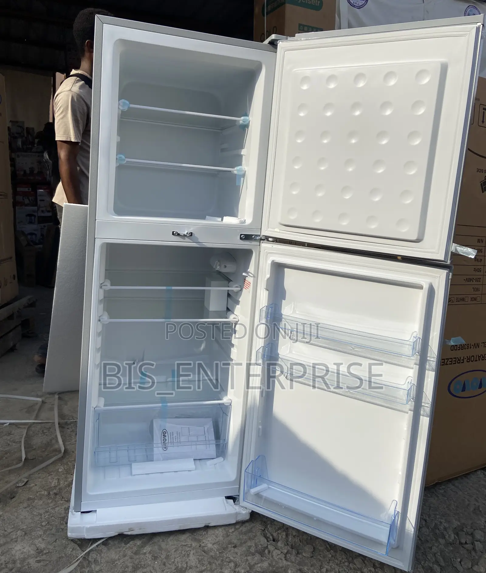 Novo Refrigerator Top Freezer 183 Liters