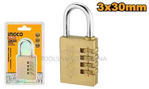 3 Digit Brass Combination Padlock - Dbck0303