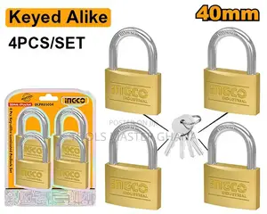 4pcs Key-alike Brass Padlock Set - Dbplk4402