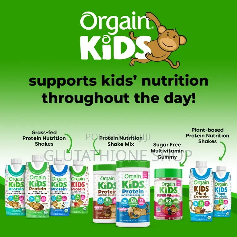 Orgain Organic Kids Nutritional Protein Shake,
