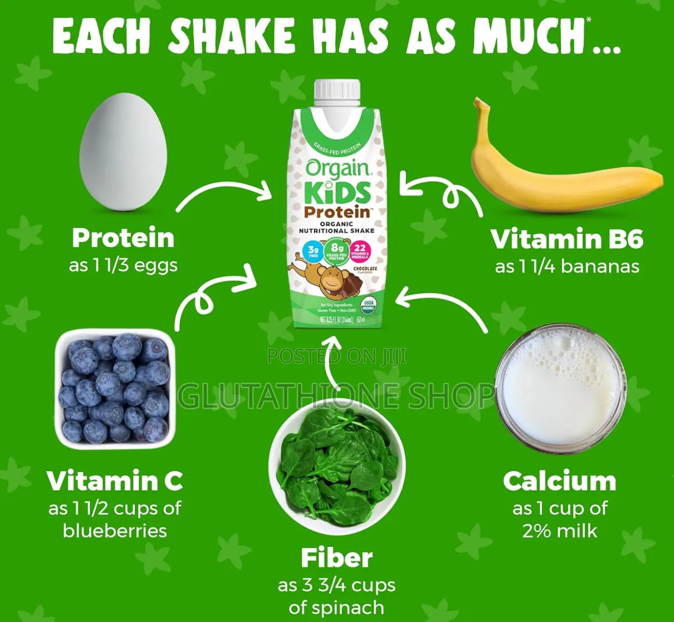 Orgain Organic Kids Nutritional Protein Shake,