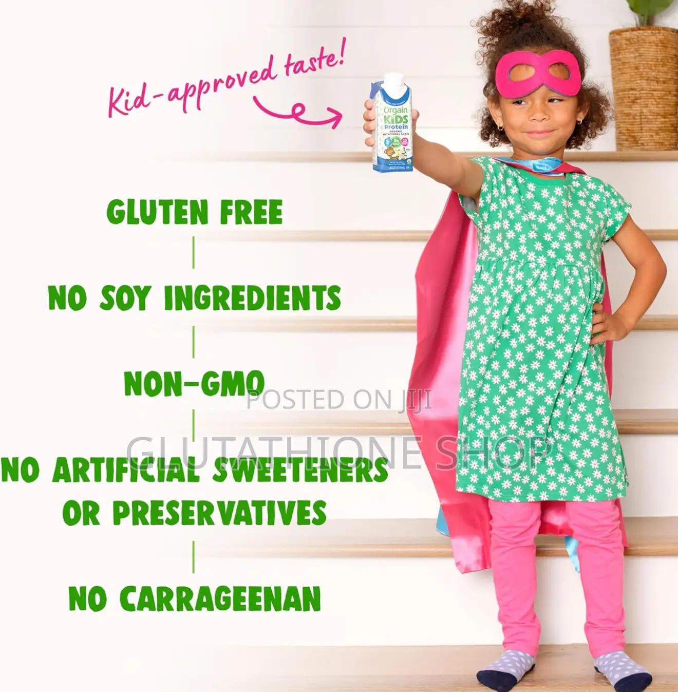 Orgain Organic Kids Nutritional Protein Shake,