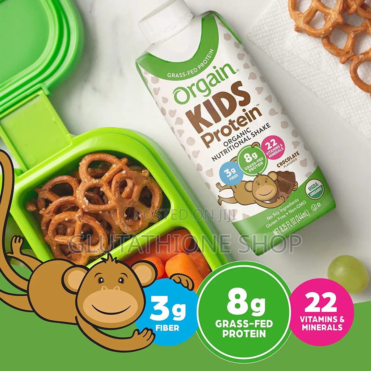 Orgain Organic Kids Nutritional Protein Shake,