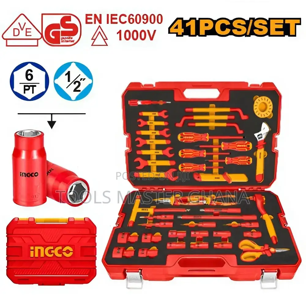 41 Pcs Insulated Hand Tools Set - Hkith4101