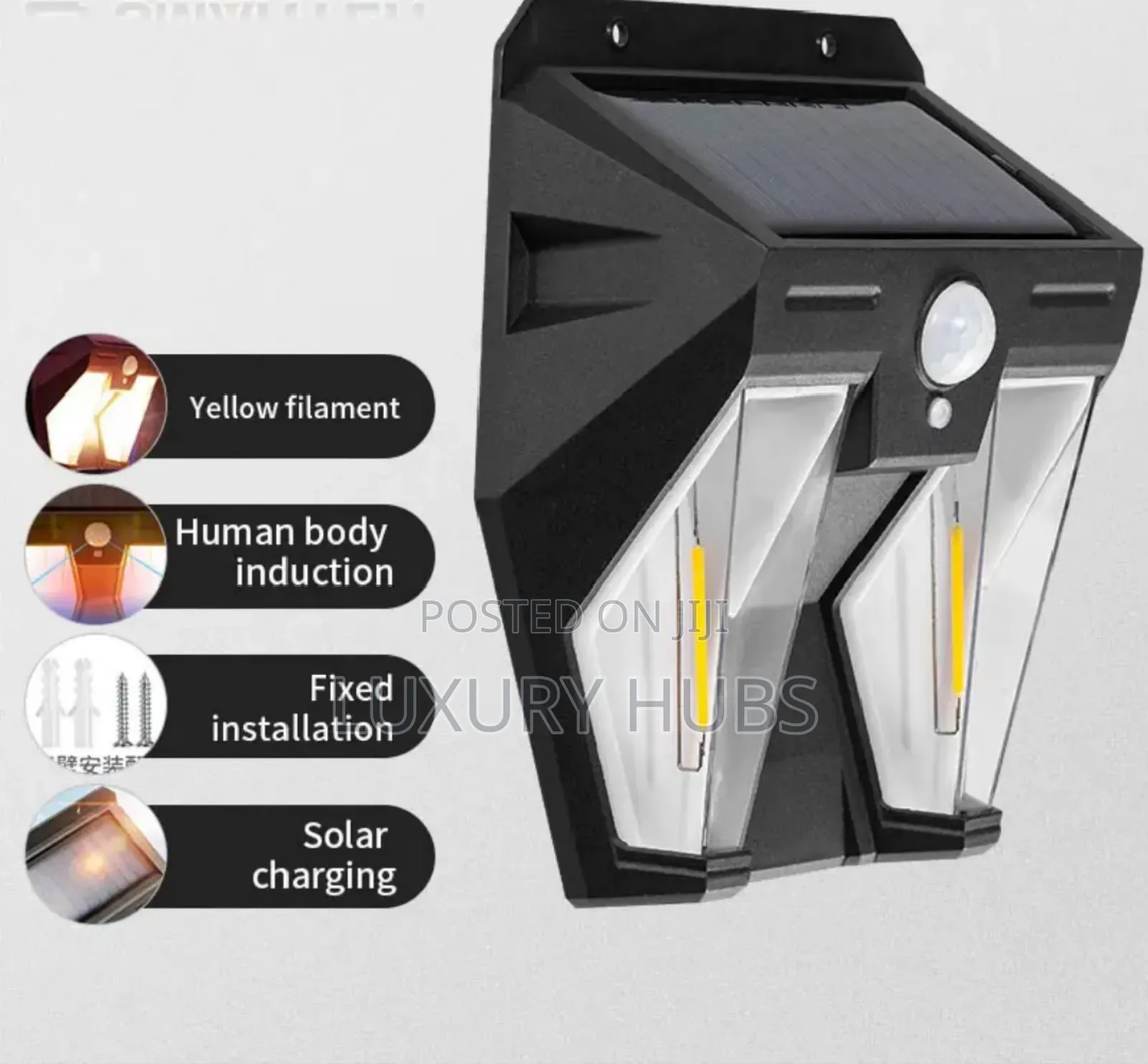 Solar Lamp (Human Sensor, Waterproof Solar Wall Light)